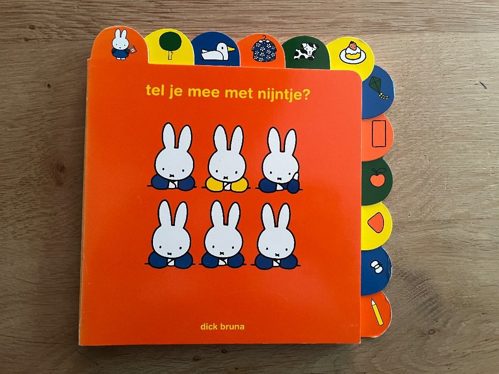 Tel je mee met Nijntje boekje Dick Bruna, Ophalen of Verzenden, Zo goed als nieuw, Dick Bruna, 2 tot 3 jaar