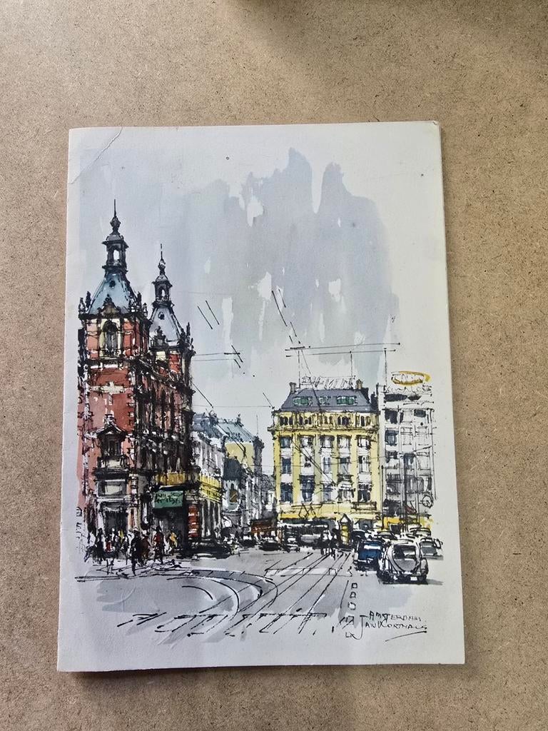 Zeldzame menukaart KNSM, Ophalen of Verzenden, Gebruikt, Kaart, Foto of Prent