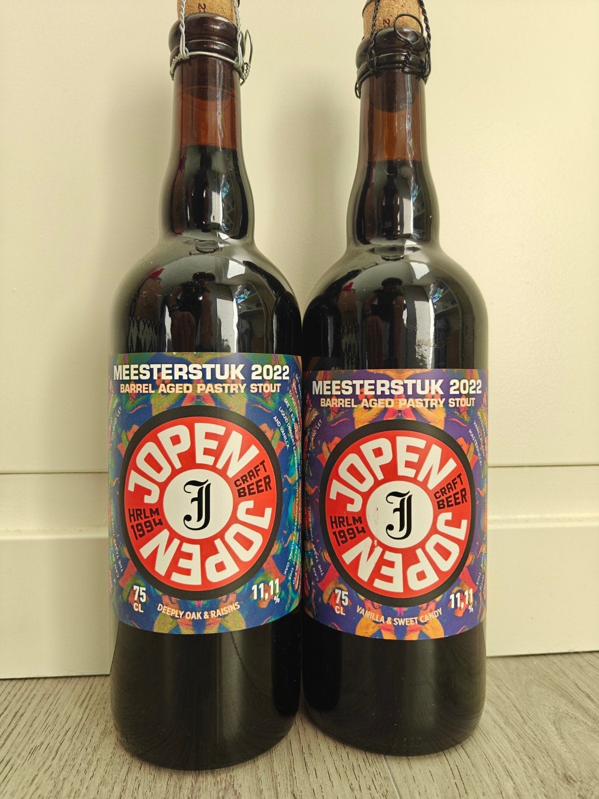2x Jopen Meesterstuk 2022 Barrel Aged (verschillende vaten), Verzamelen, Ophalen of Verzenden, Nieuw, Flesje(s), Overige merken