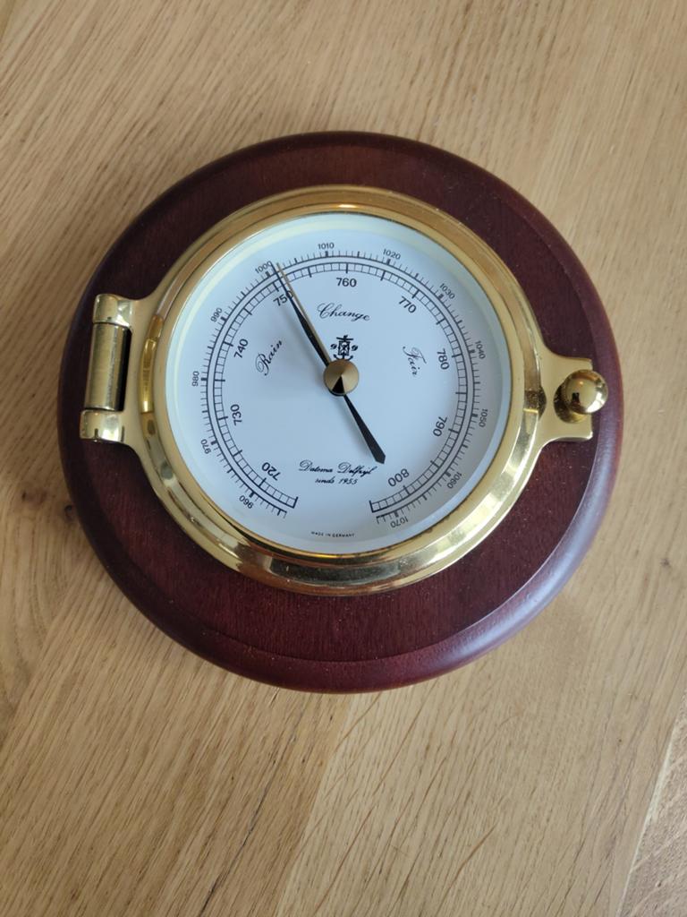 Barometer Datema Delfzijl, Ophalen of Verzenden, Nieuw, Barometer