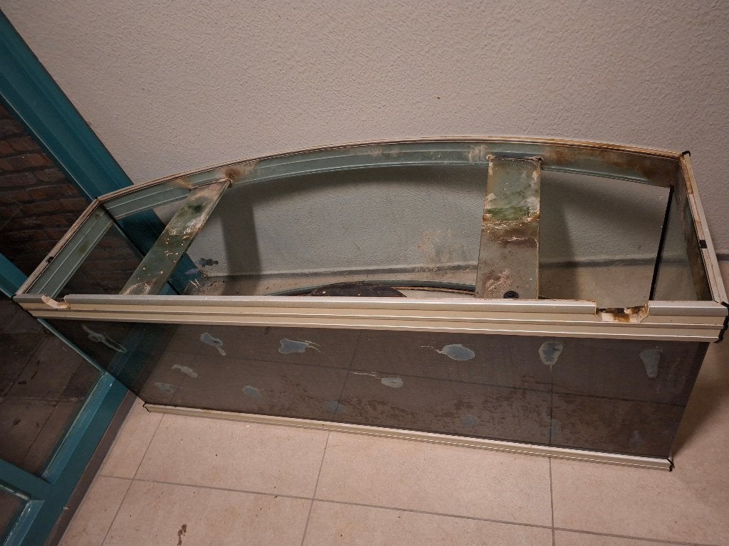 Aqualantis leeg aquarium, Ophalen, Gebruikt, Leeg aquarium, Aquatlantis