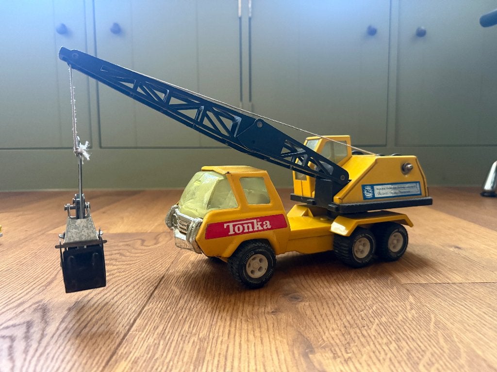 Tonka graafmachine - retro vintage 70 80's, Ophalen of Verzenden, Gebruikt