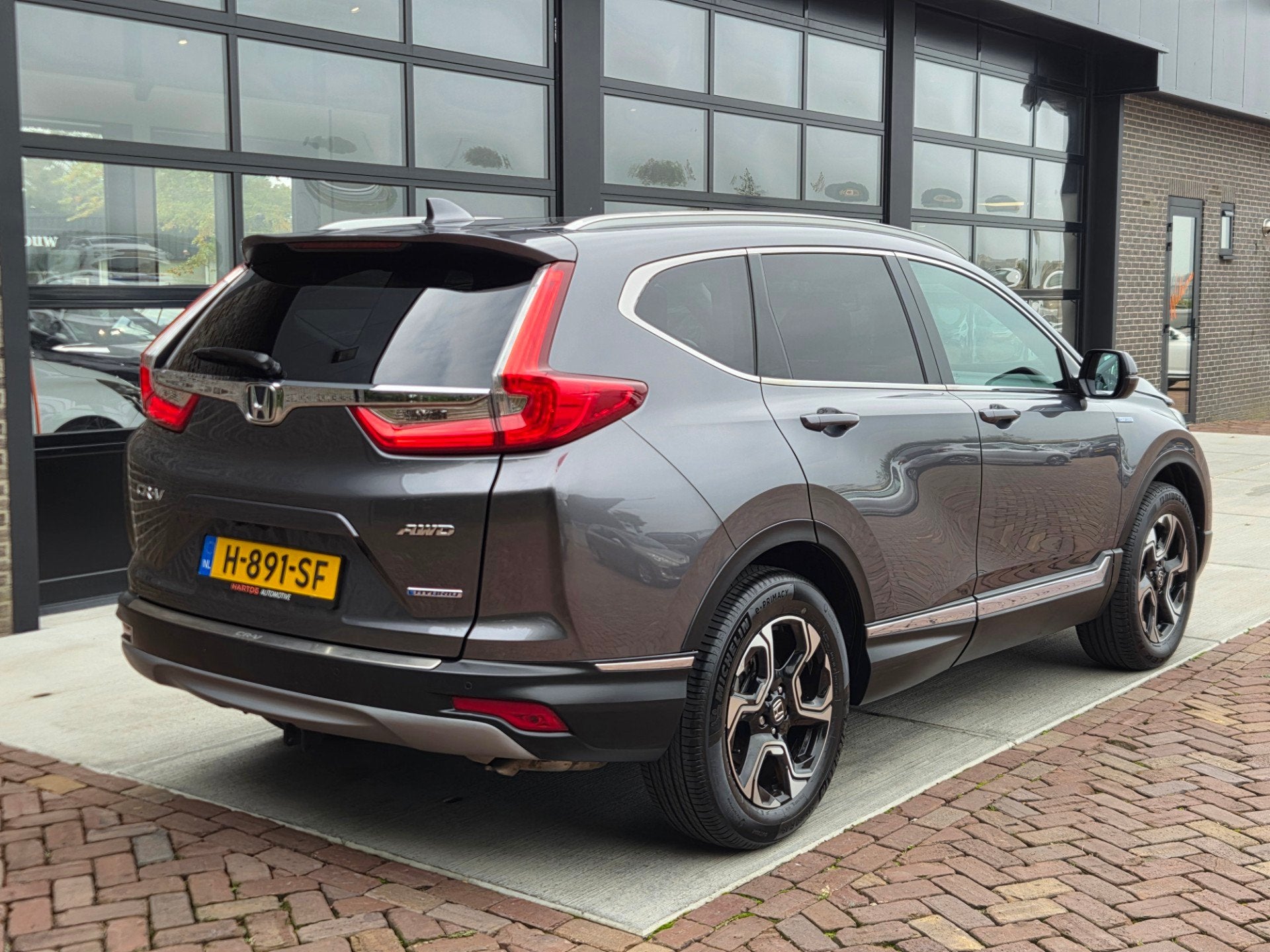 Honda CR-V 2.0 Hybrid AWD Lifestyle | Leer | Navi | Camera |, Auto's, Automaat, Dealer onderhouden, Bedrijf, Vierwielaandrijving