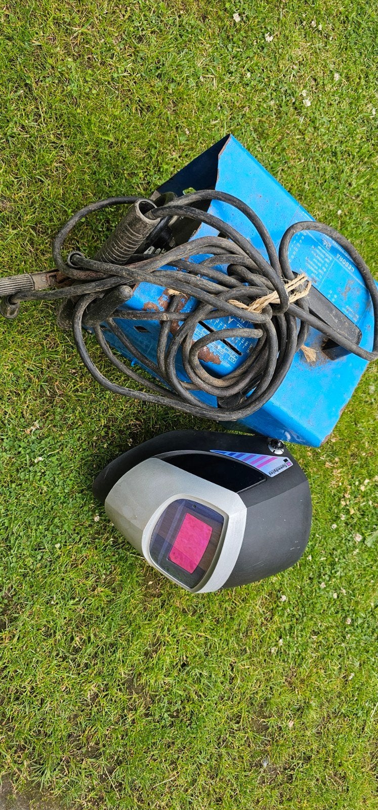 Compact elektrode lasapparaat, met speedglass laskap, Ophalen, Zo goed als nieuw, Minder dan 150 ampère, Elektroden