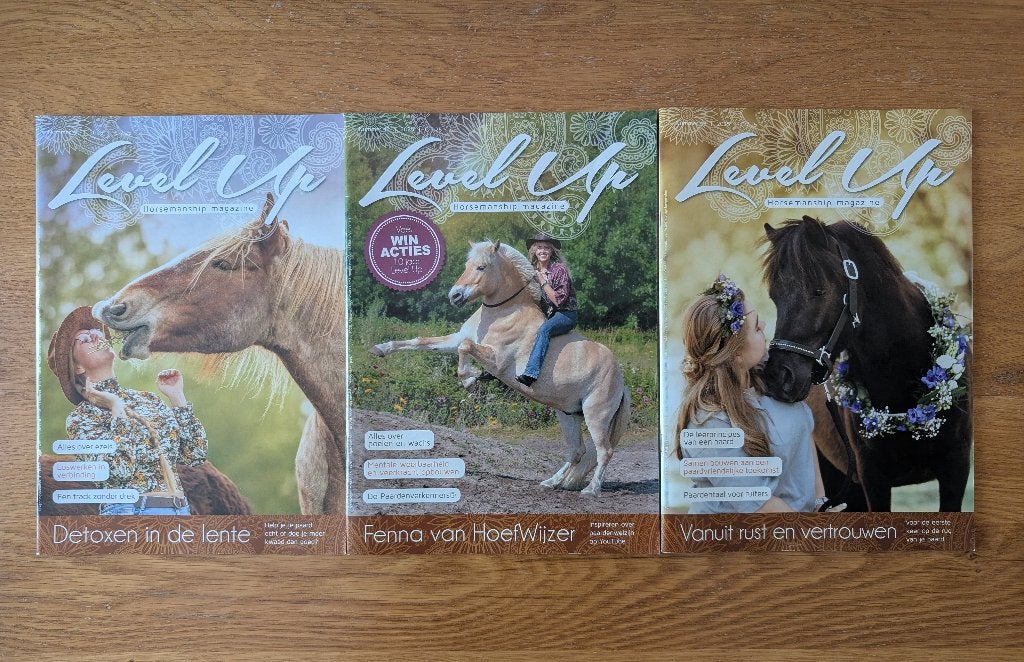 9x Level Up Horsemanship Magazine, Ophalen, Gebruikt, Overige disciplines