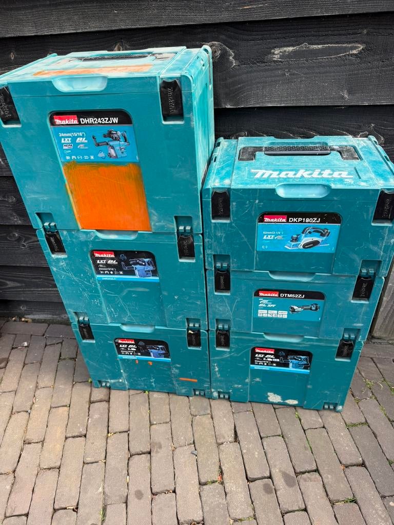 6x makita mbox, Ophalen, Zo goed als nieuw