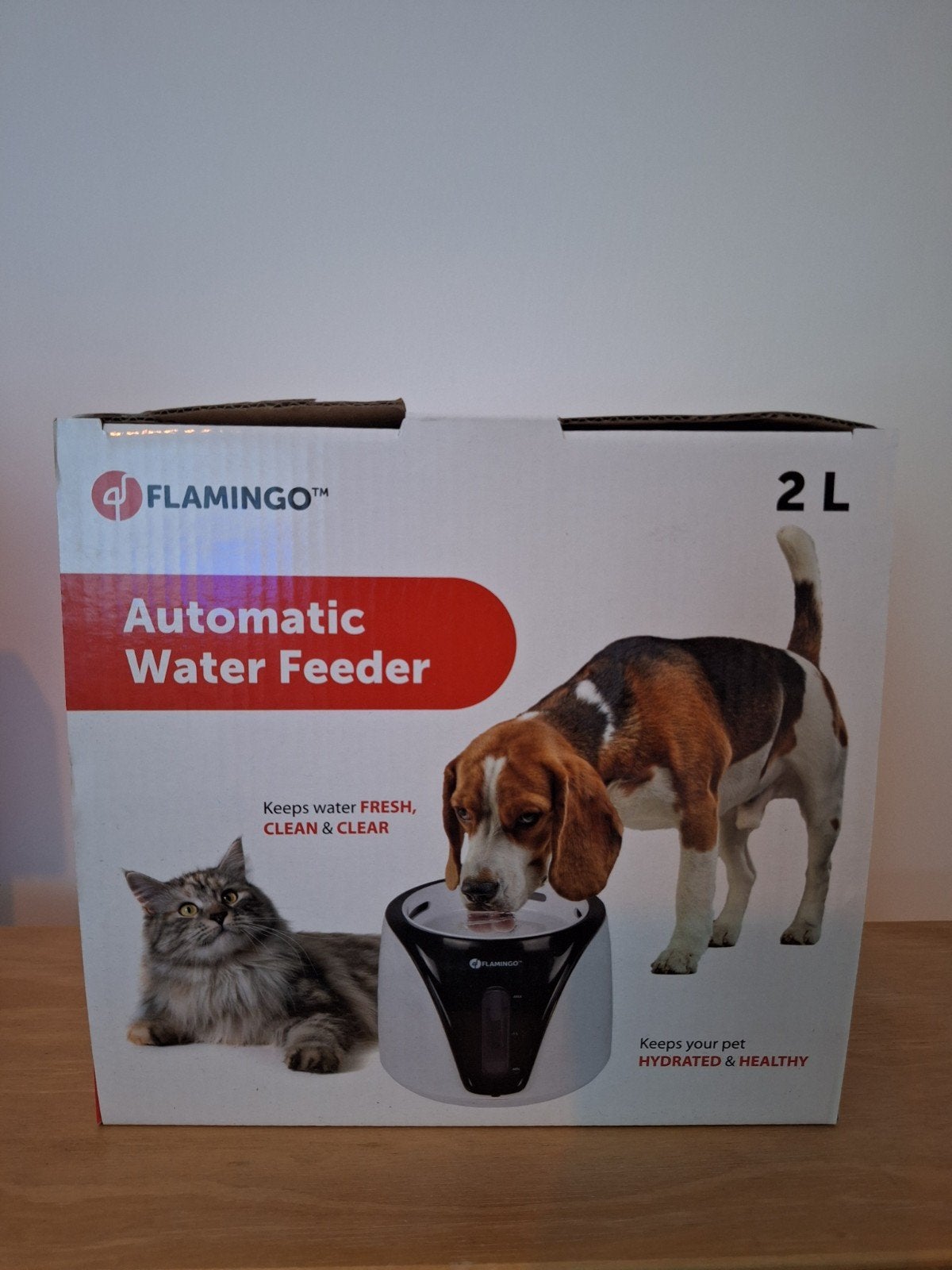 Flamimgo Adriana automatische drinkfontein 2L -Nieuw in doos, Dieren en Toebehoren, Ophalen of Verzenden, Automatisch, Nieuw