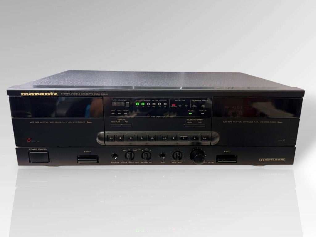 Marantz SD315 Dubbel Cassettedeck - Top Conditie & Werkend, Marantz, Dubbel, Marantz, Marantz