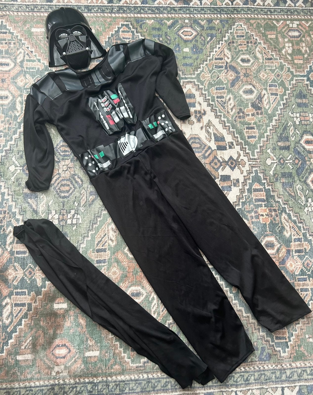Darth vader (128) -134, Kinderen en Baby's, Ophalen, Zo goed als nieuw, 122 t/m 128, Jongen of Meisje