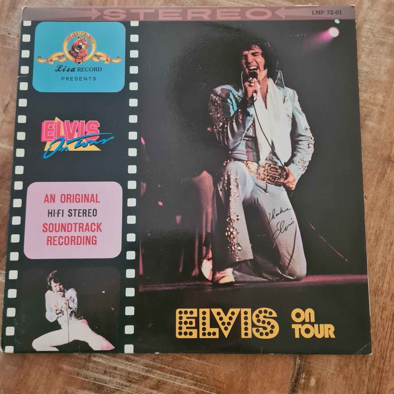 Elvis Presley - Elvis On Tour LP (Lisa Record, 1986), Ophalen of Verzenden