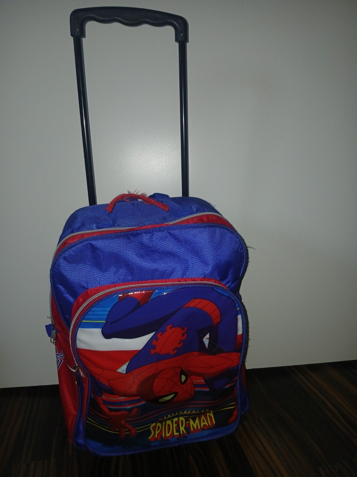 Spiderman Trolley Rugzak - Ideaal voor reizen, Ophalen, Gebruikt, Blauw, Rugtas
