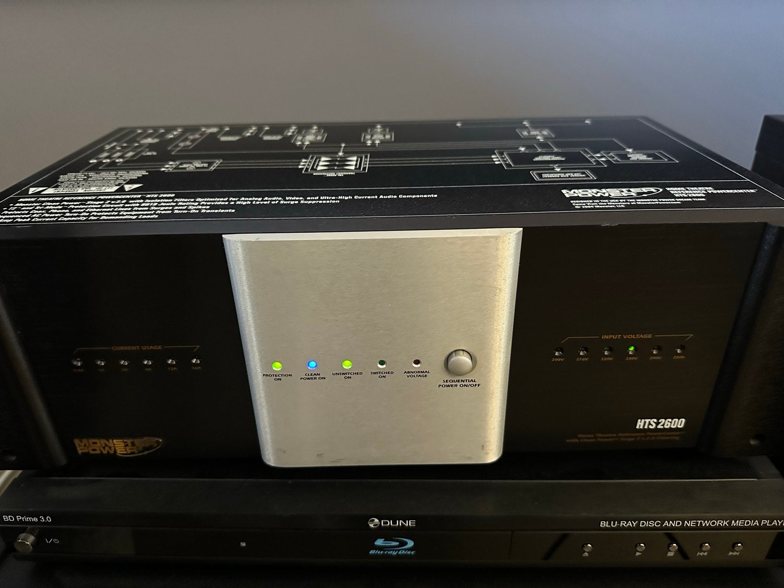 Monster Power HTS 2600 Home Theater PowerCenter, Ophalen of Verzenden, Gebruikt