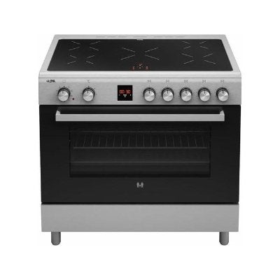 ETNA Inductiefornuis FI590RVS - 90 cm, Witgoed en Apparatuur, Fornuizen, Vissersweg 39 3921 DA Elst UT, 60 cm of meer, Nieuw, Ophalen of Verzenden