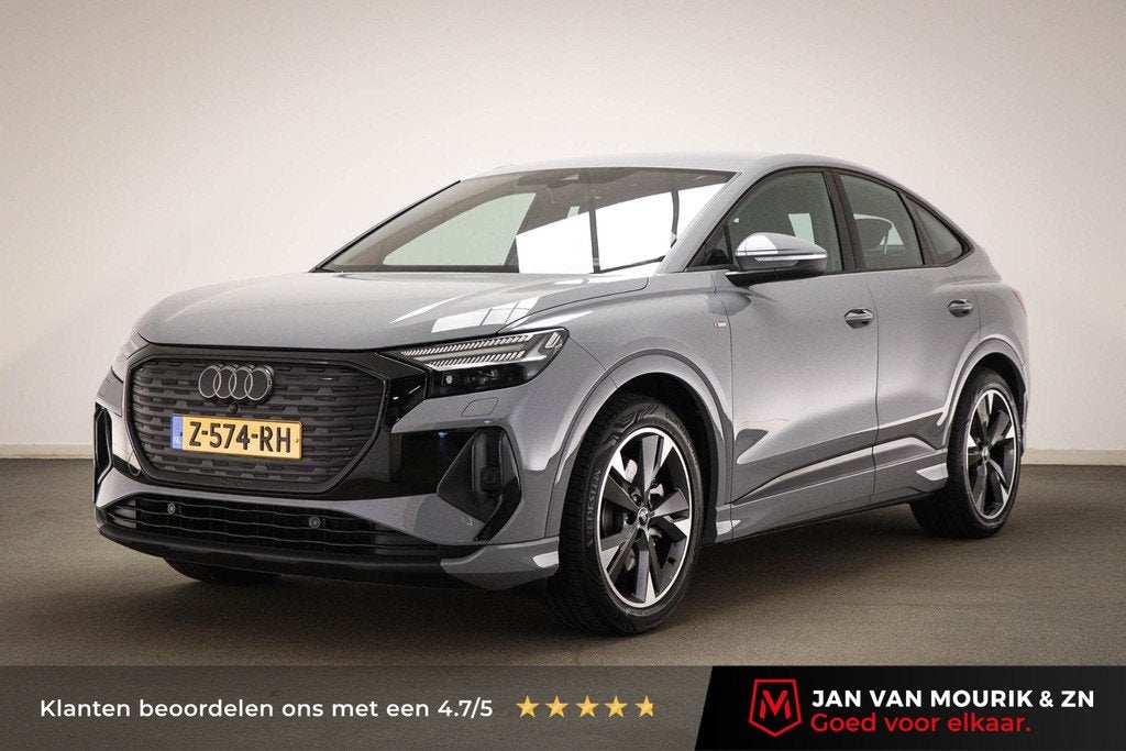 Audi Q4 Sportback e-tron 45 S Edition 82 kWh | SOH 98% | NAV, Auto's, Audi, Automaat, Automatische klimaatregeling, Achterwielaandrijving