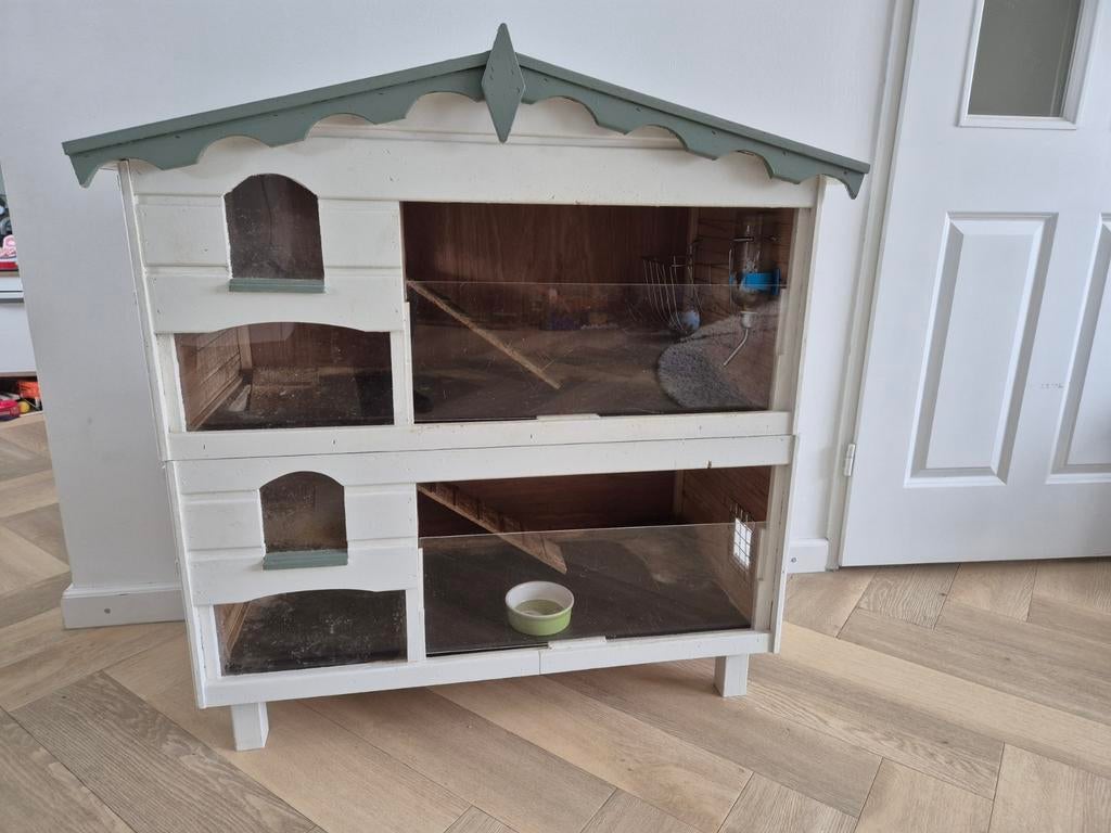 Cavia hok / kooi / flat, Dieren en Toebehoren, Ophalen, Gebruikt, 90 cm of meer, Hok