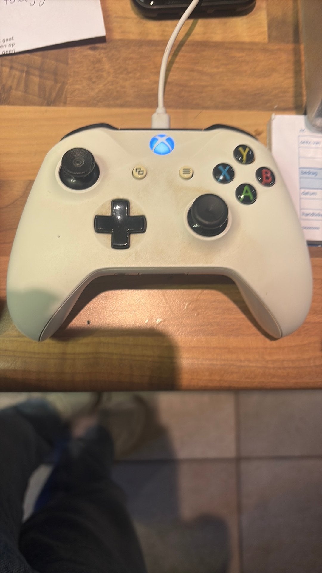 Xbox controller draadloos, Spelcomputers en Games, Ophalen of Verzenden, Zo goed als nieuw, Controller, Xbox Original