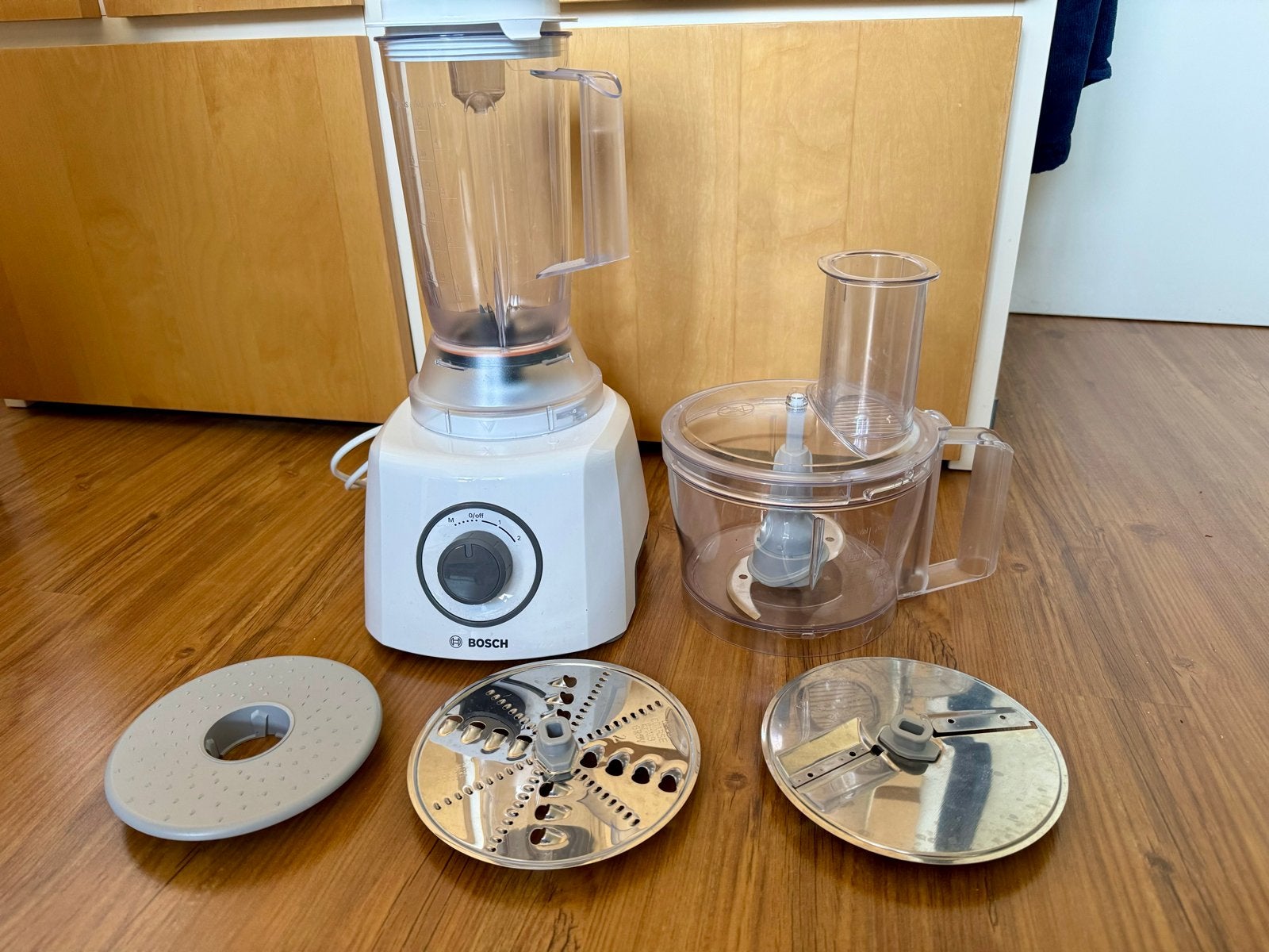 Bosch foodprocesser en keukenmachine met blender, Witgoed en Apparatuur, 3 snelheden of meer, Ophalen of Verzenden, Zo goed als nieuw