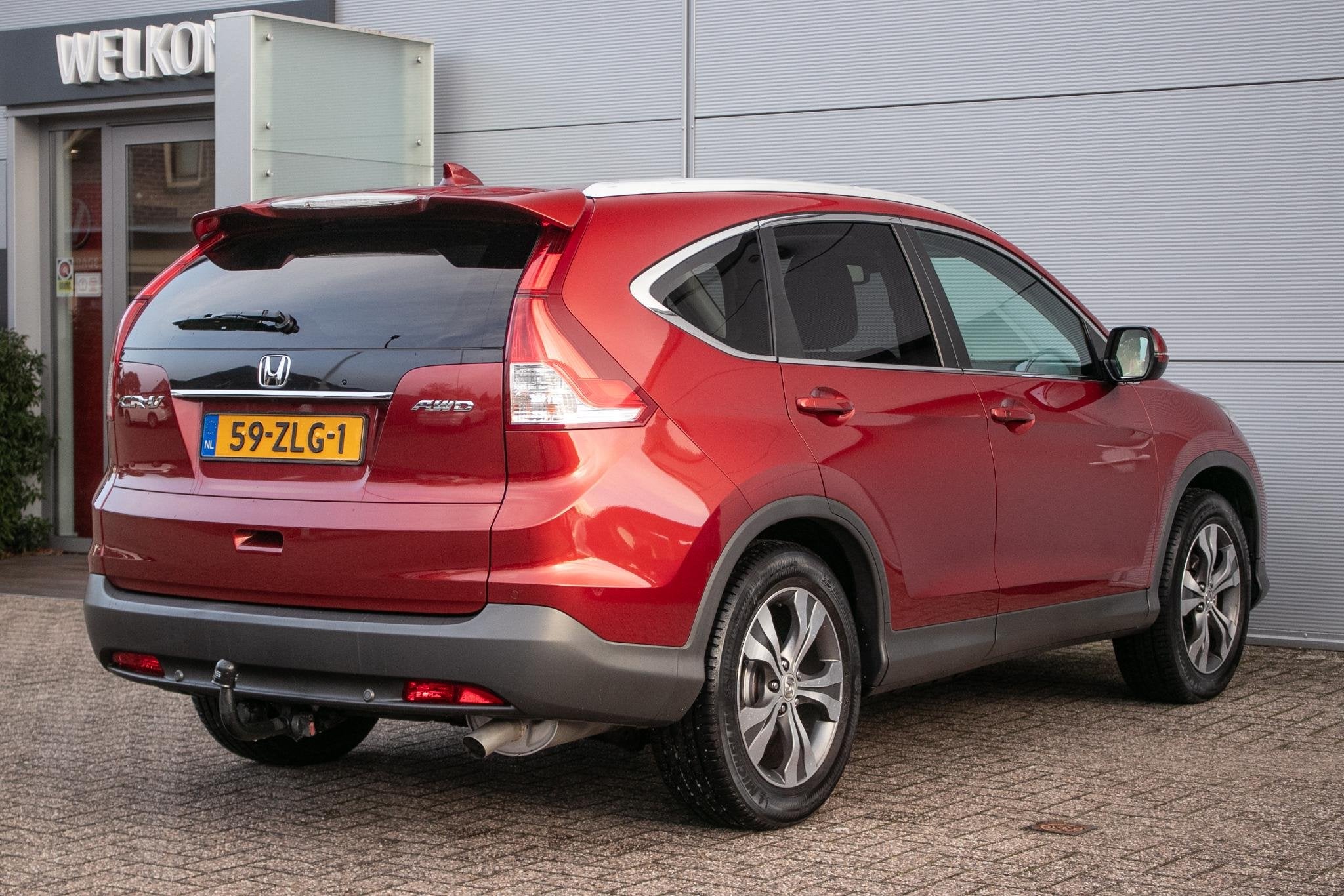 Honda CR-V 2.0 AWD Executive - Leer | Memory stoel | Stoelve, Auto's, Euro 5, Gebruikt, 4 cilinders, Bedrijf