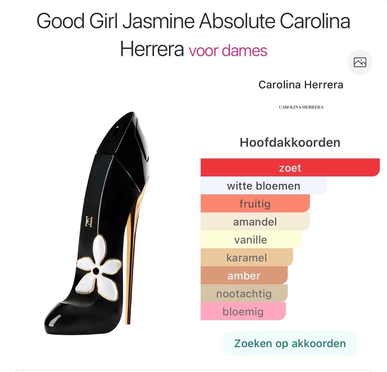 Carolina Herrera Good Girl Jasmine Absolute 90ml, Ophalen of Verzenden, Nieuw