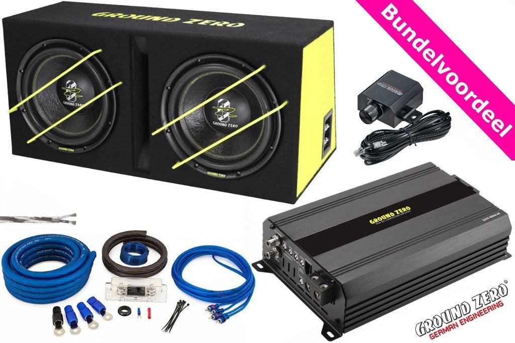 Extreme Ground Zero 2.12SPL-3000X SPL Bass Set, Auto diversen, ., Nieuw, Ophalen of Verzenden, .