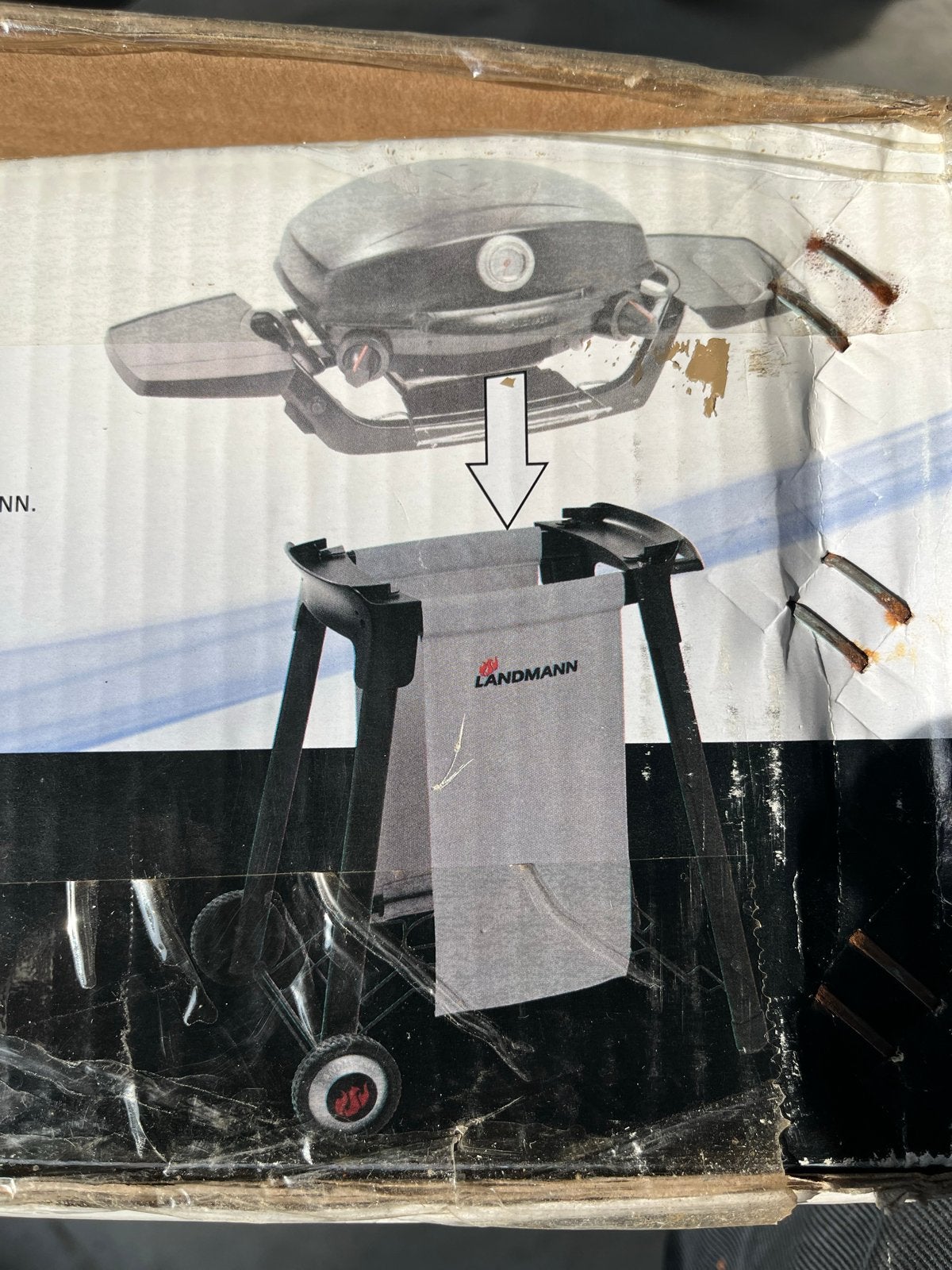 Landmann Pantera barbecue verrijdbaar onderstel - Nieuw!, Tuin en Terras, Barbecue-accessoires, Ophalen of Verzenden, Nieuw