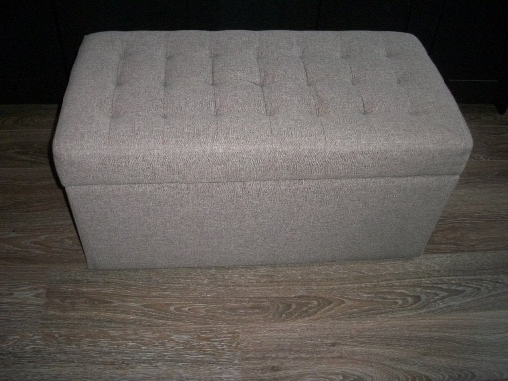 BANKJE MET OPBERGRUIMTE, Ophalen, Minder dan 50 cm, Zo goed als nieuw, 75 tot 100 cm