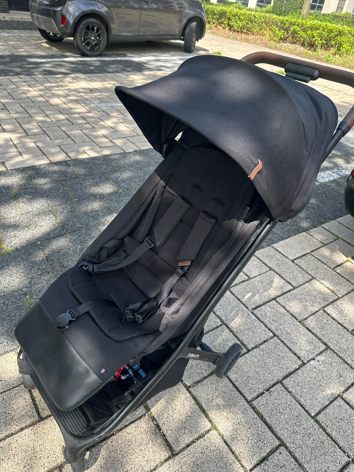 Dubatti Smart Buggy Black Brown, Kinderen en Baby's, Buggy's, Ophalen of Verzenden, Gebruikt, Overige merken, Zonnekap