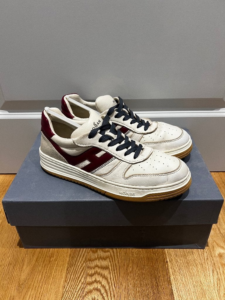 Hogan H Stripes Sneakers | 42 / UK 8 | (436), Kleding | Heren, Verzenden, Sneakers of Gympen, Gedragen, Wit