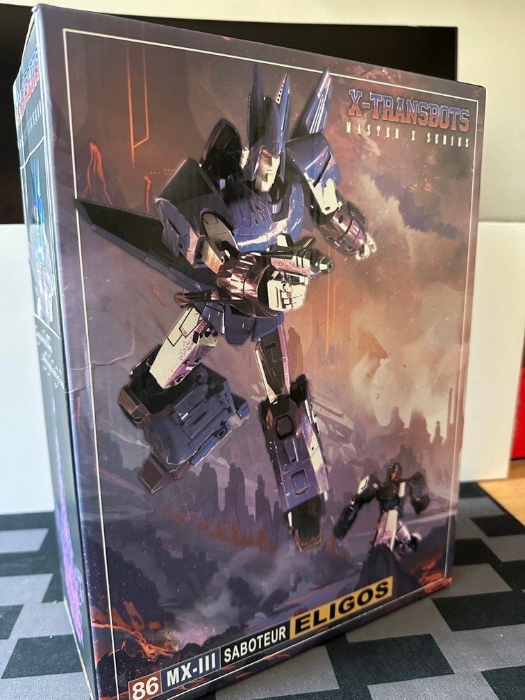 Transformer:MP Cyclonus / X-transbots - Eligos (MX-III), G1, Ophalen of Verzenden, Zo goed als nieuw, Decepticons