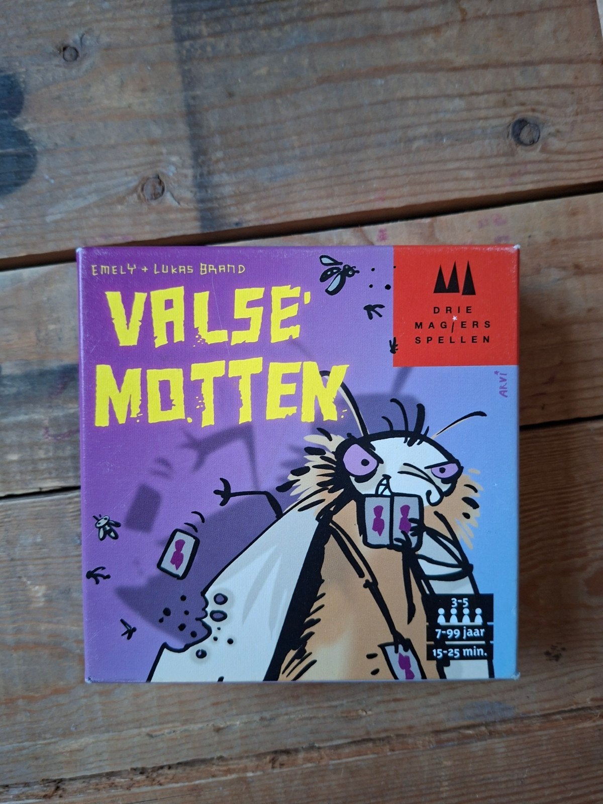 Valse motten gezelschapspel, Drie of vier spelers, Ophalen of Verzenden, Zo goed als nieuw, Drie Magiërs Spellen