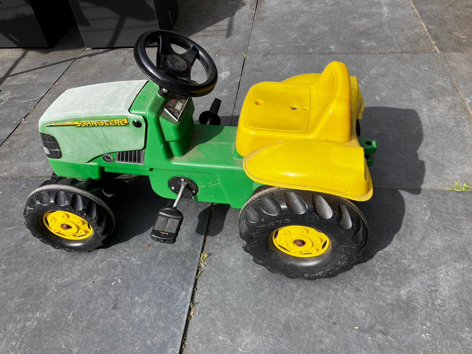 Trap tractor John Deere, Kinderen en Baby's, Speelgoed | Buiten | Skelters, Ophalen, Gebruikt, Overige merken