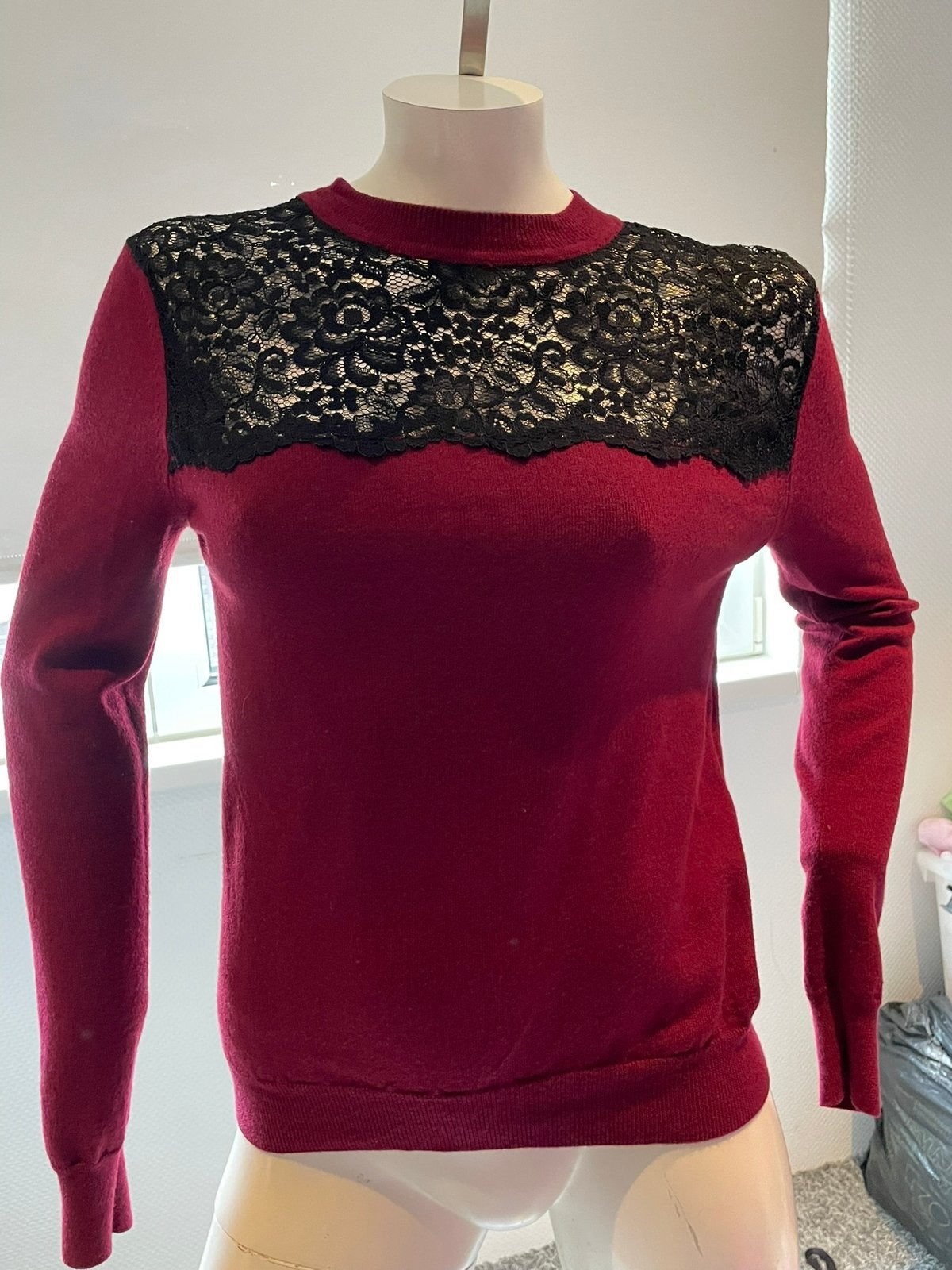 Mulberry wollen trui met kant maat m, Maat 38/40 (M), ., Ophalen of Verzenden, Zo goed als nieuw