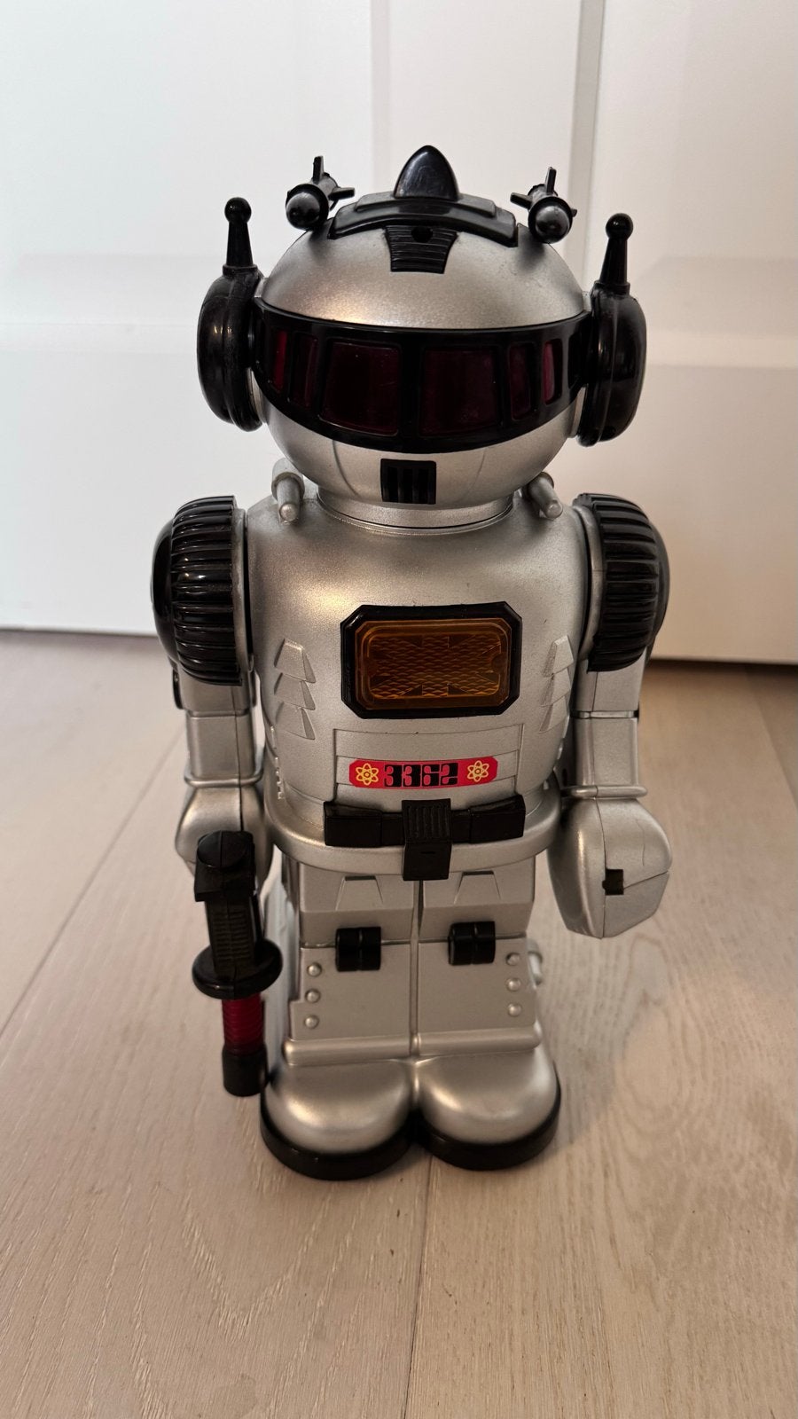 Vintage Robot Speelgoed - Zilverkleurig, Ophalen of Verzenden, Gebruikt