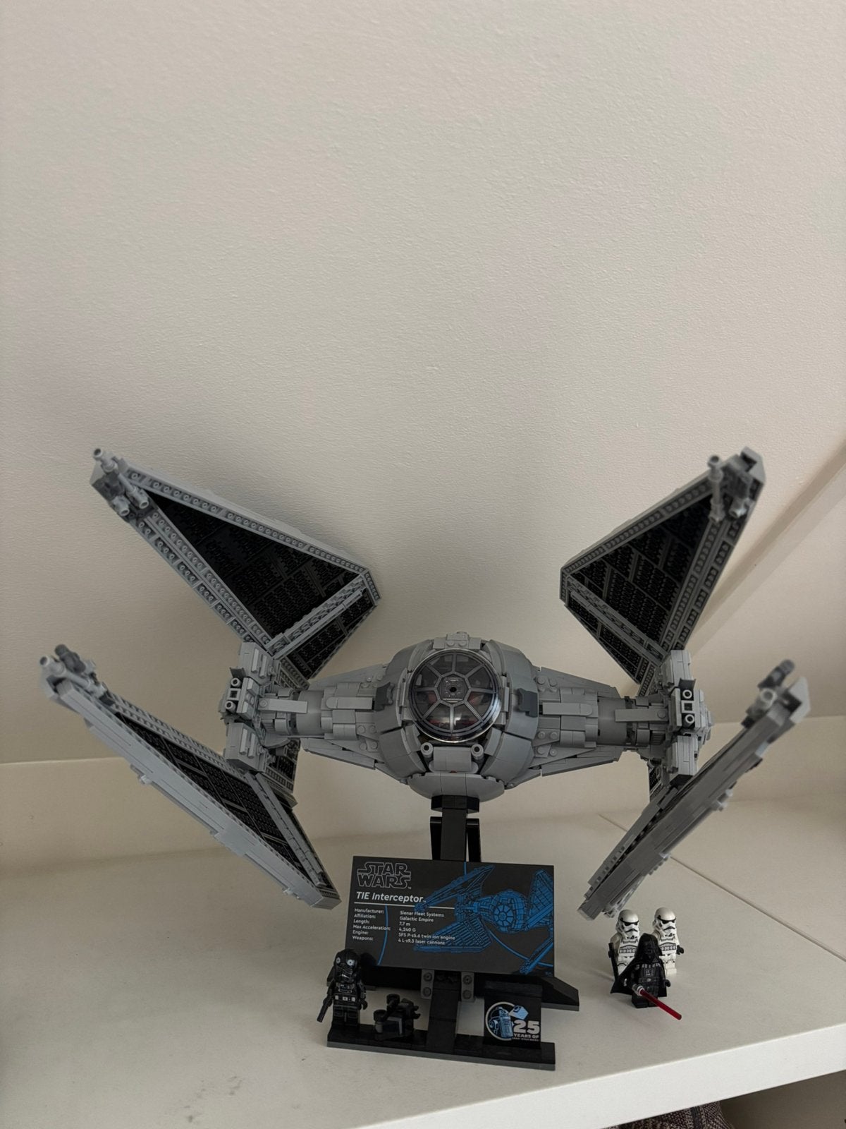 LEGO star wars USC tie interceptor 75382, Inclusief instructies, Star Wars, Lego, Ophalen of Verzenden