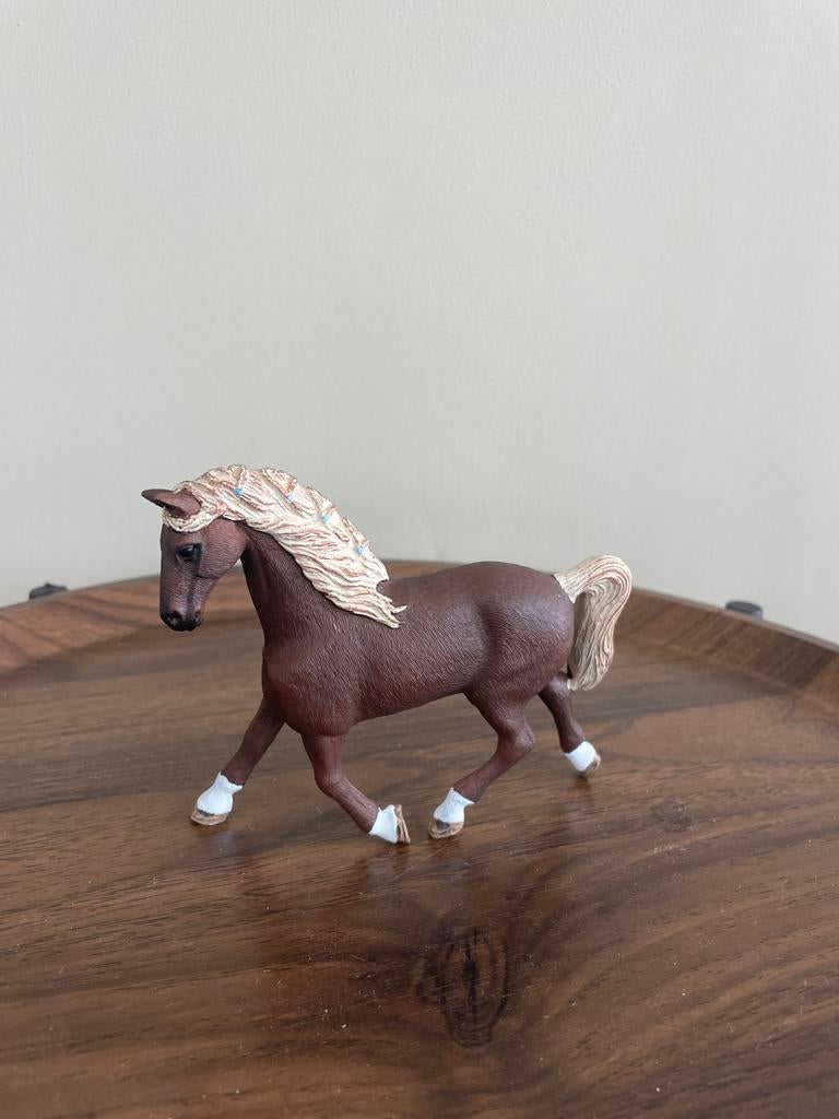 Schleich paard holsteiner merrie, Ophalen of Verzenden, Gebruikt