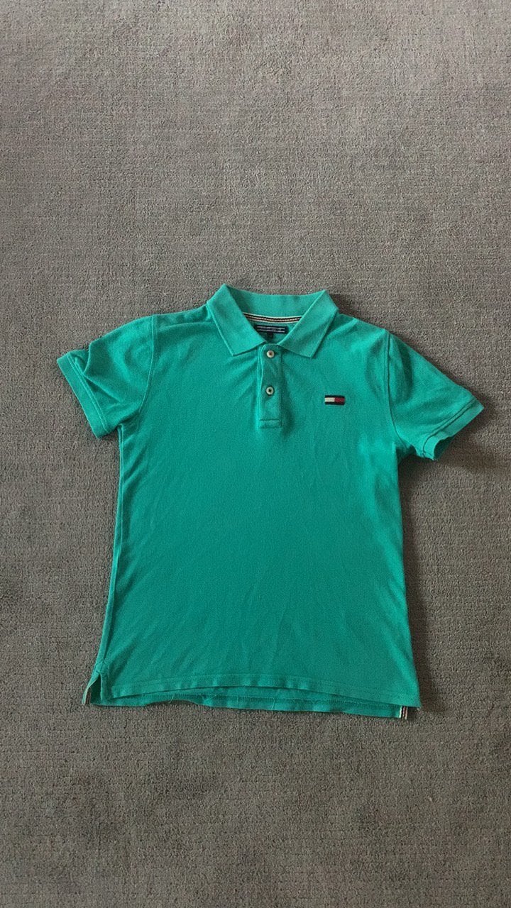 Groen Tommy Hilfiger shirt, Ophalen of Verzenden, Zo goed als nieuw, Groen