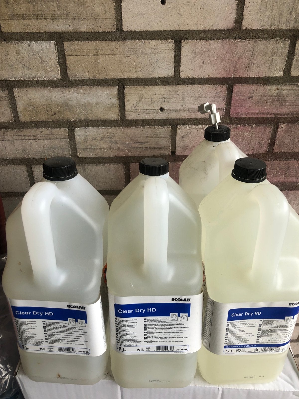 Ecolab Clear Dry HD - 5L flessen (3 stuks), Huis en Inrichting, Ophalen of Verzenden, Schoonmaakmiddel