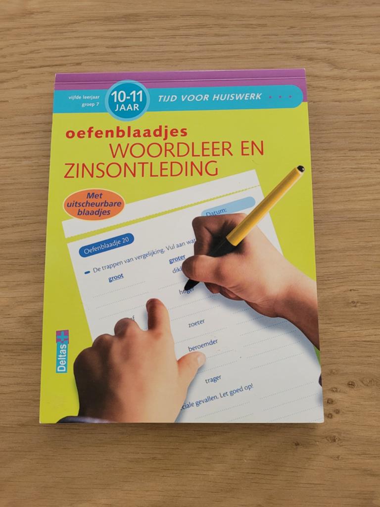 Oefenblaadjes Woordleer en Zinsontleding 10-11 jaar, Boeken, Ophalen of Verzenden, Nieuw, Overige niveaus, Nederlands
