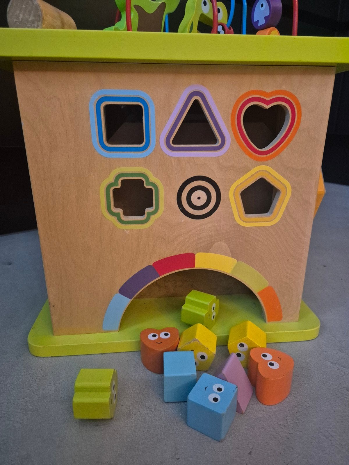 Hape Houten Activiteitenkubus, Ophalen, Zo goed als nieuw, Overige typen
