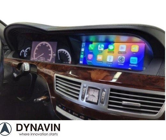 radio navigatie mercedes W221 S klasse carkit carplay usb, Auto diversen, Ophalen of Verzenden, Dynavin, Verkoop@inbouwnavigatie.com