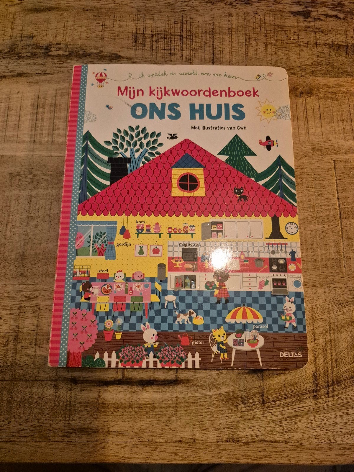 Mijn kijkwoordenboek - Ons huis (kartonboek), Non-fictie, Jongen of Meisje, Gwé, Ophalen of Verzenden