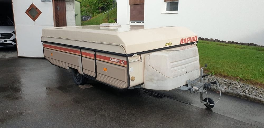 plooicaravan, Caravans en Kamperen, Vouwwagens, Beige, Aanwezig, Tot en met 4, Ophalen