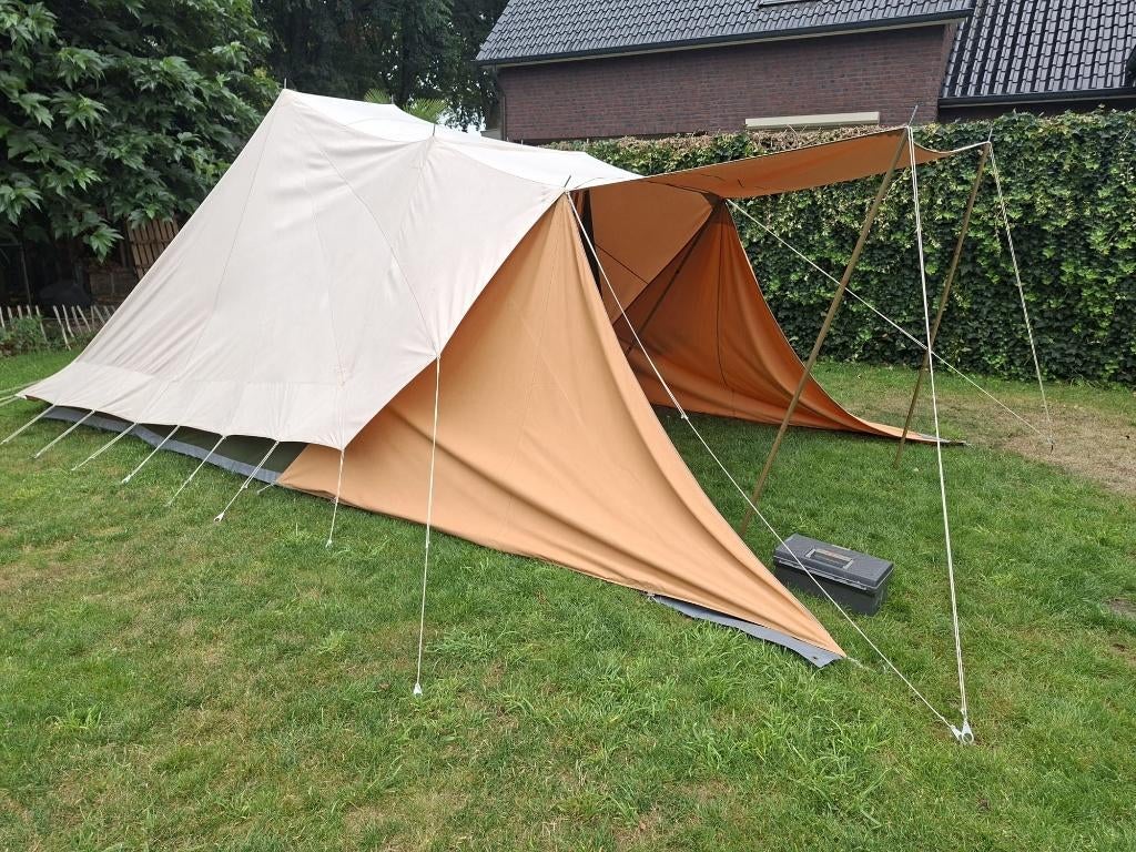 Tent van het merk de Waard (Roerdomp), Caravans en Kamperen, Tenten, Ophalen, Gebruikt, Tot en met 4