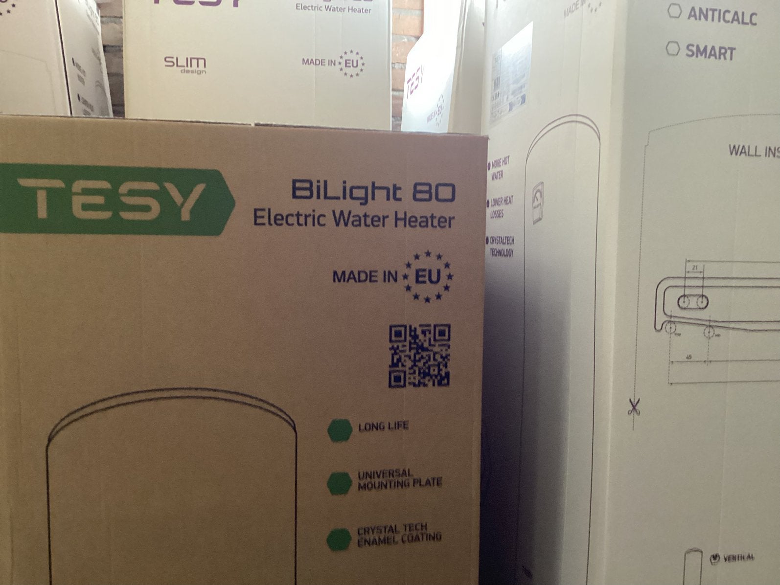 Elektrische boiler 80 L. Tesy bi light. Boiler. Nieuw., Ophalen, Nieuw, Boiler