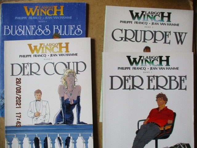 adv4813 largo winch duits, Eén stripboek, Ophalen, Gelezen