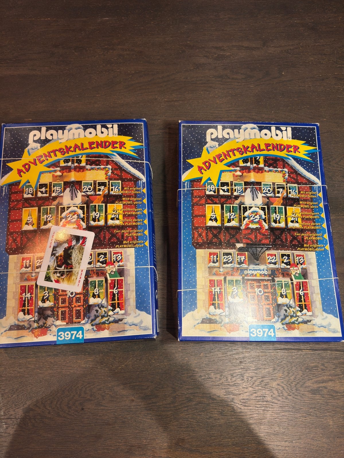 2x Playmobil adventkalender – samen aangeboden, Euro, Ophalen of Verzenden, Zo goed als nieuw
