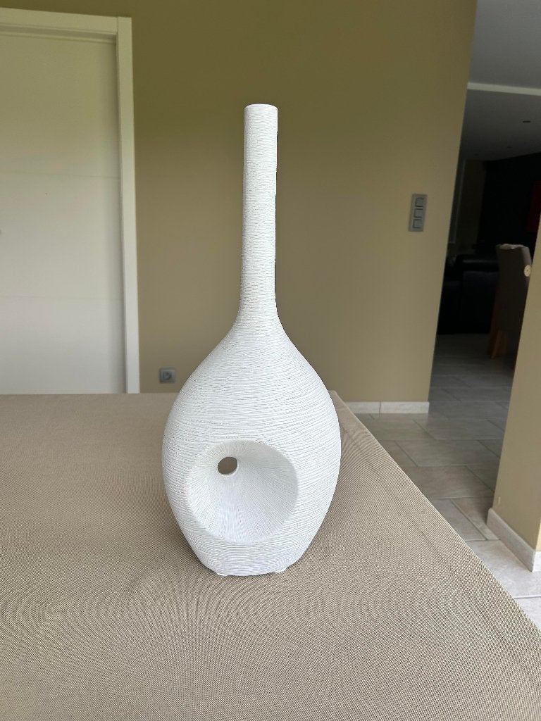 Decoratieve vaas, Ophalen, Zo goed als nieuw, Steen/keramiek, 52 cm