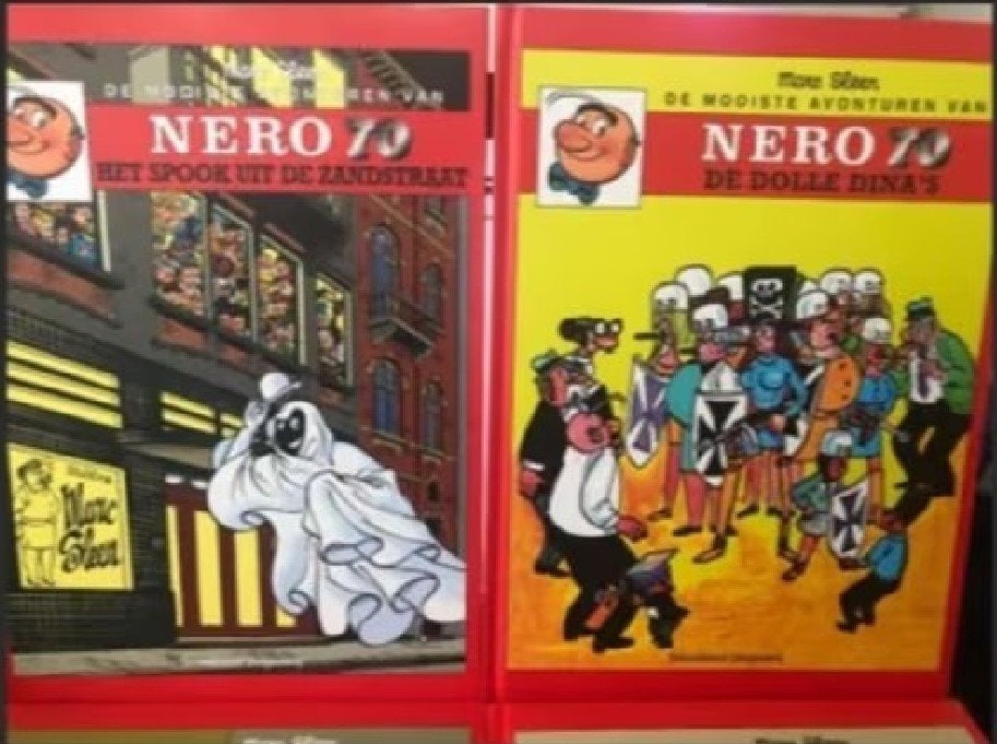 De dolle dina’s het spook uit de zandstraat nero hardcover q, Eén stripboek, Ophalen of Verzenden, Zo goed als nieuw