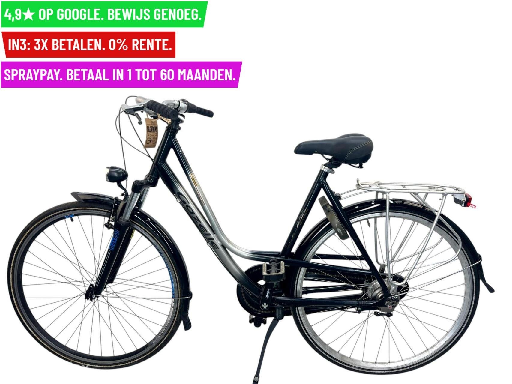 Damesfiets Gazelle Orange 28"/54cm/7ver - Garantie/Levering, Fietsen en Brommers, Fietsen | Dames | Damesfietsen, 9713 Bv Groningen