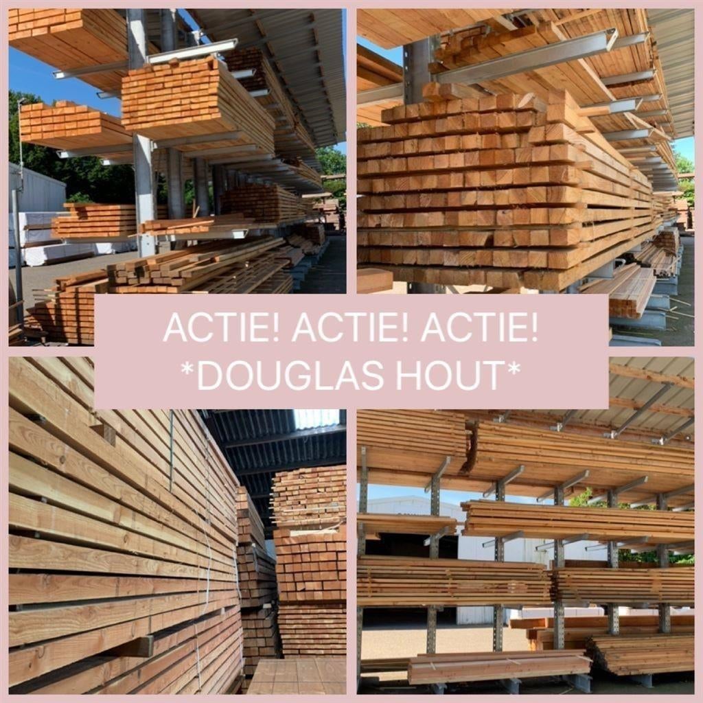 Douglas schutting planken hout vuren, Parket, Nieuw, Ophalen of Verzenden, 10 m² of meer